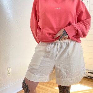 GAP Cream Women's Elastic Waist Shorts